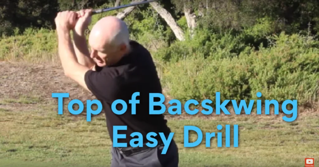 Top of backswing