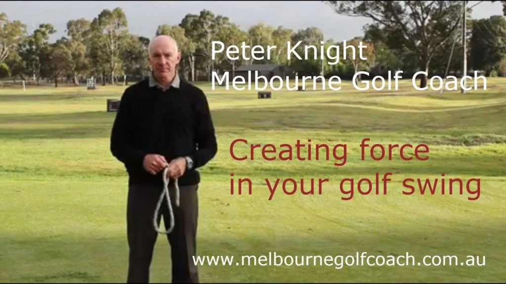 Creating force in your golf swing
