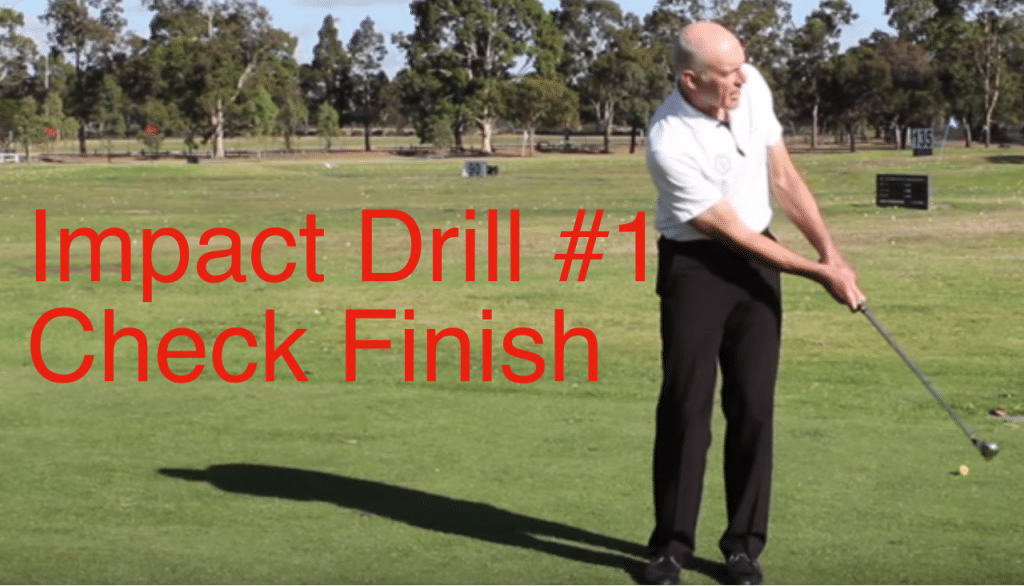 Impact drill 1 check finish