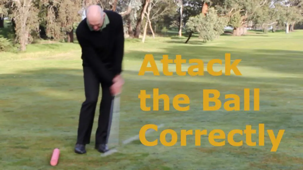 Attack the ball correctly