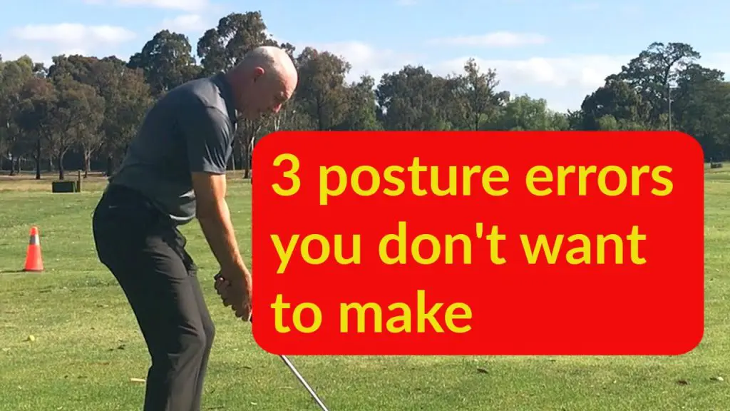 Three posture errors you shouldn't make